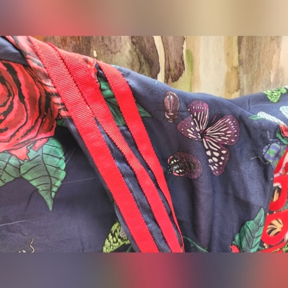 ADIDAS x RITA ORA Superstar Roses Baroque Butterflies Blue Red Track Jacket XS - Picture 9 of 16